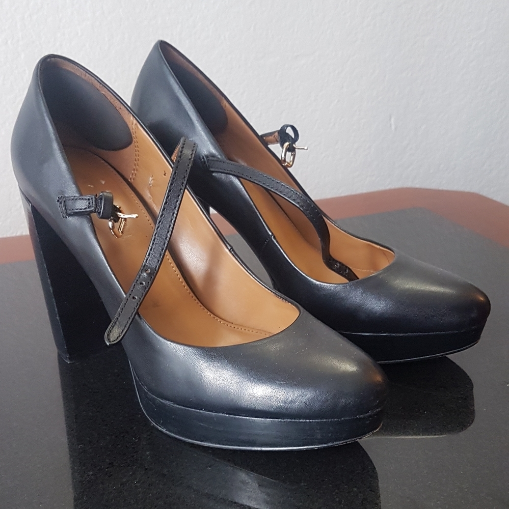 Coach black heels